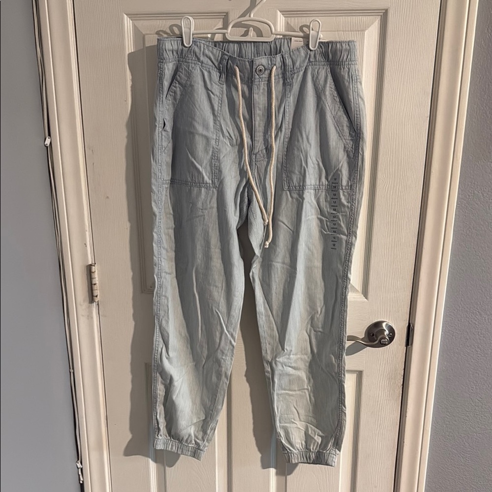 Light Blue Stripped Women’s Joggers
